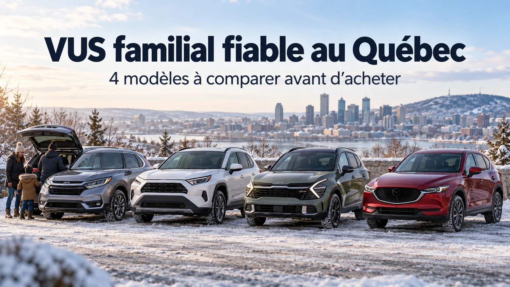 VUS familial fiable au Québec : 4 modèles à comparer avant d’acheter